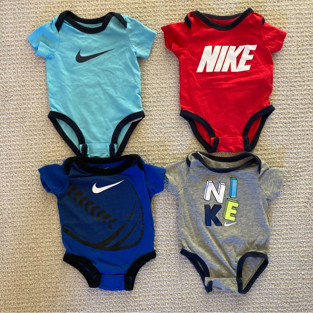 Nike 3mo onesies-set of 4